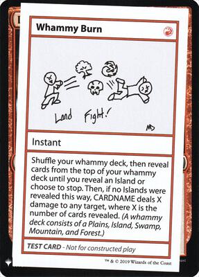 Whammy Burn card from Mystery Booster: Convention Edition Exclusives