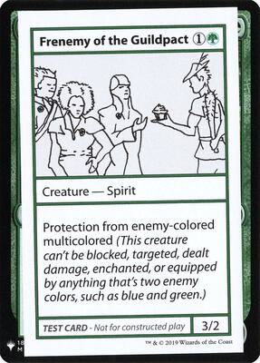 Frenemy of the Guildpact card from Mystery Booster: Convention Edition Exclusives