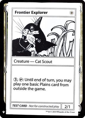 Frontier Explorer card from Mystery Booster: Convention Edition Exclusives