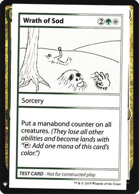 Wrath of Sod card from Mystery Booster: Convention Edition Exclusives