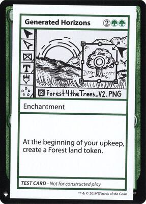 Generated Horizons card from Mystery Booster: Convention Edition Exclusives
