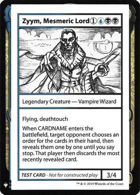 Zyym, Mesmeric Lord card from Mystery Booster: Convention Edition Exclusives
