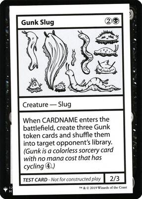 Gunk Slug card from Mystery Booster: Convention Edition Exclusives