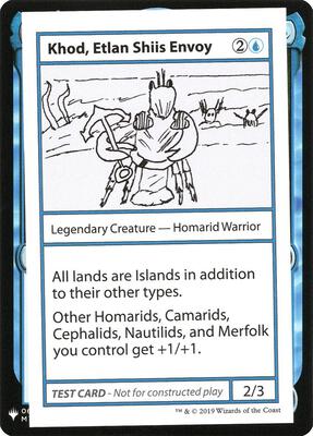 Khod, Etlan Shiis Envoy card from Mystery Booster: Convention Edition Exclusives