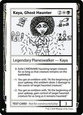 Kaya, Ghost Haunter card from Mystery Booster: Convention Edition Exclusives