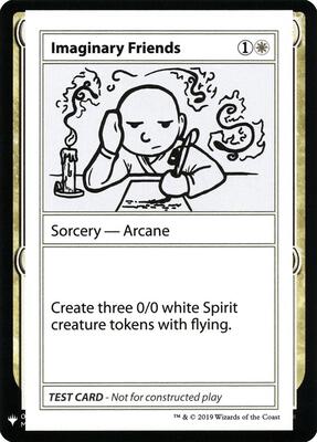 Imaginary Friends card from Mystery Booster: Convention Edition Exclusives