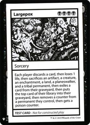 Largepox card from Mystery Booster: Convention Edition Exclusives