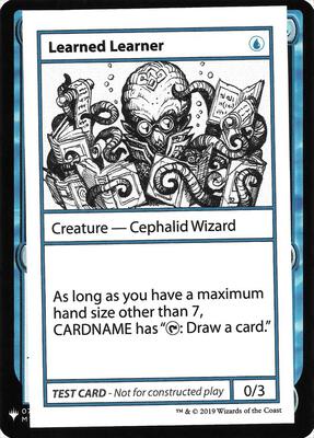 Learned Learner card from Mystery Booster: Convention Edition Exclusives