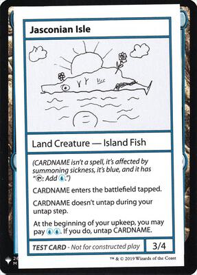 Jasconian Isle card from Mystery Booster: Convention Edition Exclusives