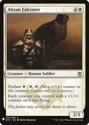Abzan Falconer card from The List Reprints