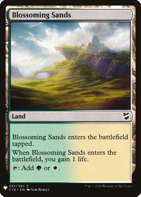 Blossoming Sands (C18) card from The List Reprints