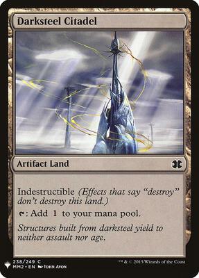 Darksteel Citadel (MM2) card from The List Reprints
