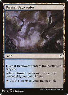 Dismal Backwater card from The List Reprints