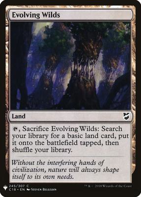 Evolving Wilds (C18) card from The List Reprints