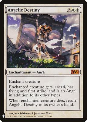 Angelic Destiny card from The List Reprints