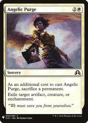 Angelic Purge card from The List Reprints