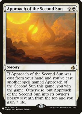 Approach of the Second Sun (AKH) card from The List Reprints
