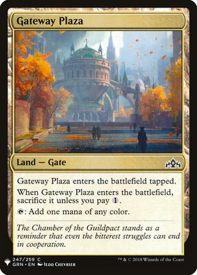 Gateway Plaza card from The List Reprints