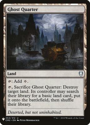 Ghost Quarter (CM2) card from The List Reprints