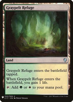 Graypelt Refuge (C17) card from The List Reprints