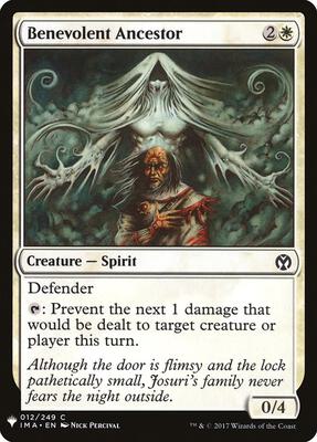 Benevolent Ancestor card from The List Reprints