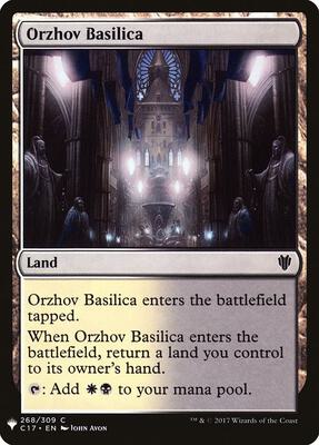 Orzhov Basilica card from The List Reprints
