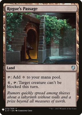 Rogue's Passage (C17) card from The List Reprints