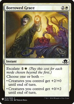 Borrowed Grace card from The List Reprints