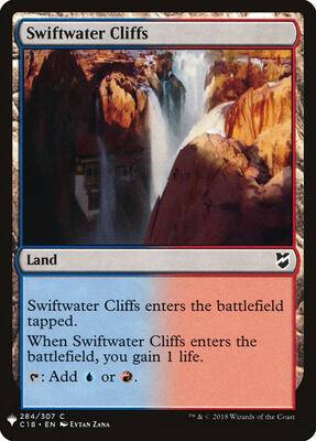 Swiftwater Cliffs card from The List Reprints