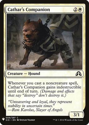 Cathar's Companion card from The List Reprints