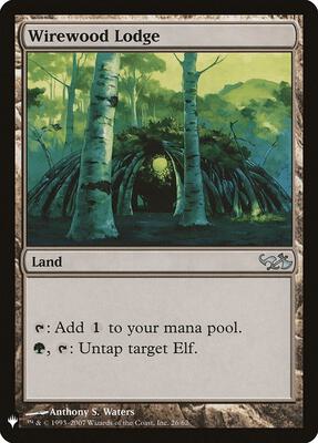 Wirewood Lodge card from The List Reprints
