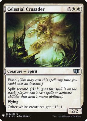 Celestial Crusader card from The List Reprints