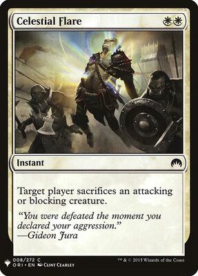 Celestial Flare card from The List Reprints