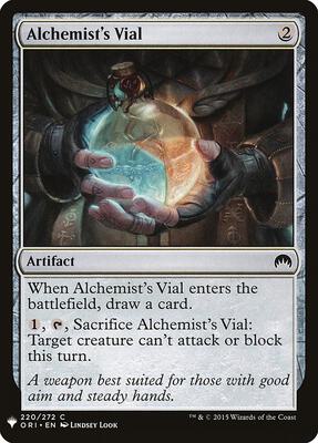 Alchemist's Vial card from The List Reprints