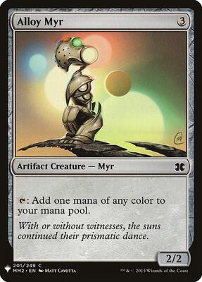 Alloy Myr card from The List Reprints