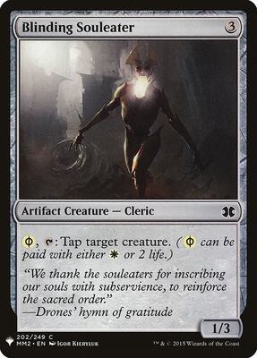 Blinding Souleater card from The List Reprints