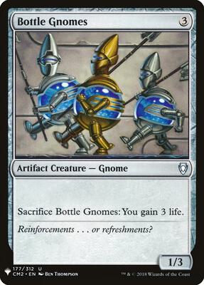 Bottle Gnomes (CM2) card from The List Reprints