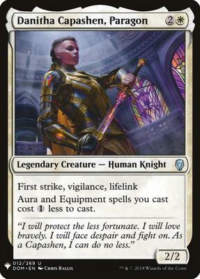Danitha Capashen, Paragon card from The List Reprints