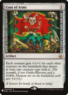 Coat of Arms card from The List Reprints