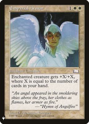 Empyrial Armor card from The List Reprints