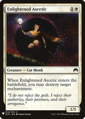 Enlightened Ascetic card from The List Reprints