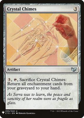 Crystal Chimes card from The List Reprints