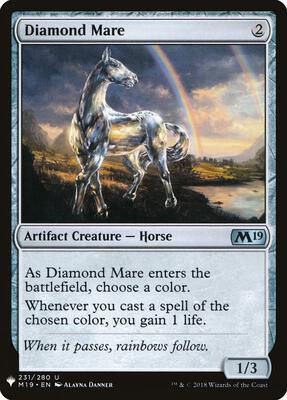 Diamond Mare card from The List Reprints