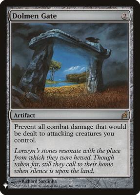 Dolmen Gate card from The List Reprints