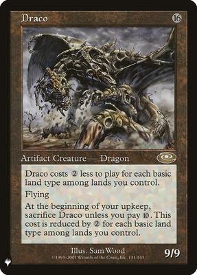 Draco card from The List Reprints