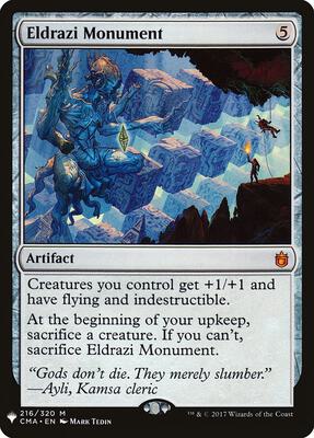 Eldrazi Monument card from The List Reprints