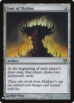 Font of Mythos card from The List Reprints