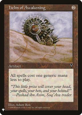 Helm of Awakening card from The List Reprints