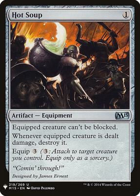 Hot Soup card from The List Reprints