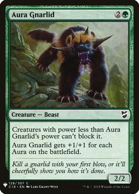 Aura Gnarlid card from The List Reprints